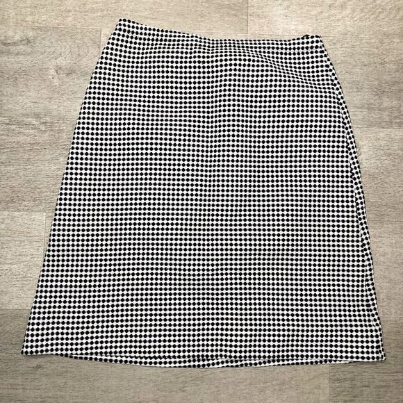 Koret of California Vintage Textured Polka Dot Rockabilly Pin Up Skirt Womens 12 - Picture 1 of 10